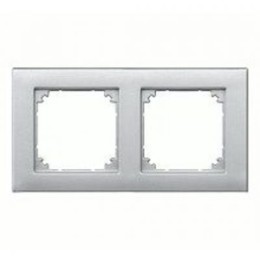 MTN486260 Рамка M-Plan Алюминий 2-постовая Merten