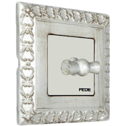 FD01221BD Рамка Provence Белый 1-постовая Fede