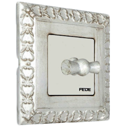 FD01221BD Рамка Provence Белый 1-постовая Fede