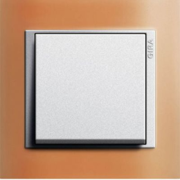 021153 Рамка Event Оранжевый / Алюминий 1-постовая Gira