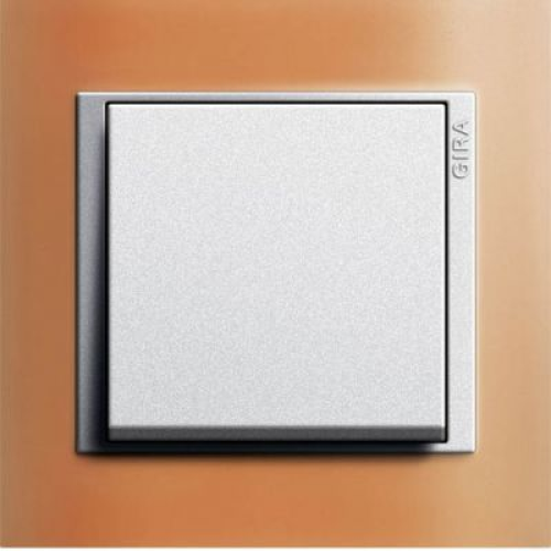 021153 Рамка Event Оранжевый / Алюминий 1-постовая Gira