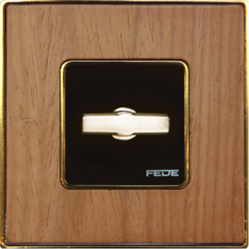 FD01311OOB Рамка Vintage Wood Золото 1-постовая Fede