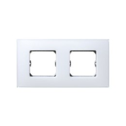 27772-60 Рамка декоративная, 2 поста, (+суппорт), Simon 27 Neos, Матовый, белоснежный