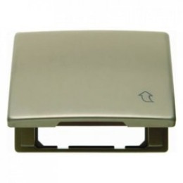 11541001 Промежуточная рамка с откидной крышкой, плоская цвет: светло-бронзовый, металл Arsys Berker