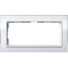 1002723 Рамка без перегородки Event Clear Белый 2-постовая Gira