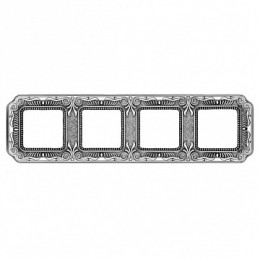 FD01364CB Рамка Firenze Bright chrome 4-постовая Fede