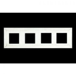 FD01254BD Рамка Provence White Decape 4-постовая Fede