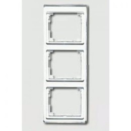 SL583WW Рамка SL 500 Белый 3-постовая вертикальная Jung