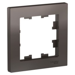 ATN000601 Рамка Atlasdesign Мокко 1-постовая Schneider Electric