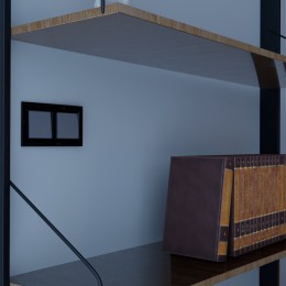 W1112006 Выключатель одноклавишный проходной (серебряный) Antik Werkel a051526