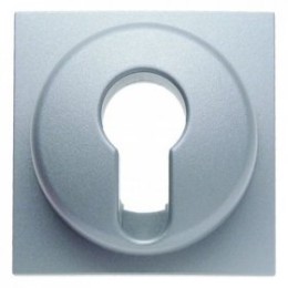 15071404 Центральная панель для замочных выключателей/кнопок цвет: алюминий, матовый B.1/B.7 Glas Berker