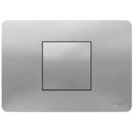 NU210130 Рамка Unica Modular Алюминий 1-постовая Schneider Electric