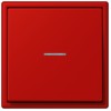 LC990KO532090 Les Couleurs® Le Corbusier Клавиша для выключателя/кнопки с окошком для подсветки rouge vermillon 31 Jung