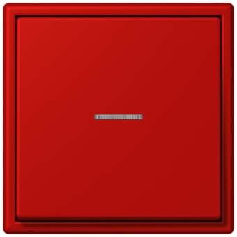 LC990KO532090 Les Couleurs® Le Corbusier Клавиша для выключателя/кнопки с окошком для подсветки rouge vermillon 31 Jung