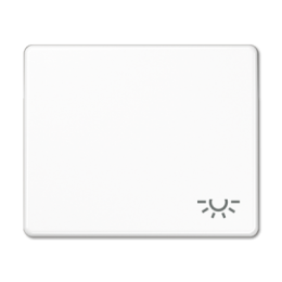 SL590LWW SL 500 Белый  Клавиша 1-я с символом "ОСВЕЩЕНИЕ" Jung