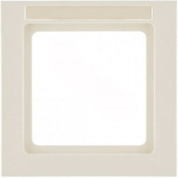 10516092 Рамка с полем для надписей Q.3 Белый бархат 1-постовая Berker