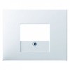 10357009 Центральная панель для розетки TAE цвет: полярная белизна, с блеском K.1 Berker