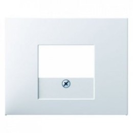 10357009 Центральная панель для розетки TAE цвет: полярная белизна, с блеском K.1 Berker