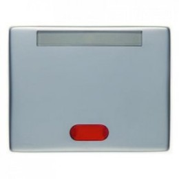 14160204 Клавиша в комплекте с 5 линзами и полем для надписи цвет: нержавеющая сталь Arsys Berker