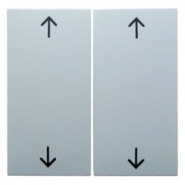 16448989 Клавиши с оттиском "Стрелки" цвет: полярная белизна, с блеском S.1/B.3/B.7 Glas Berker