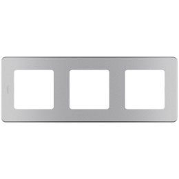 Рамка - 3 поста Алюминий Legrand INSPIRIA 673952
