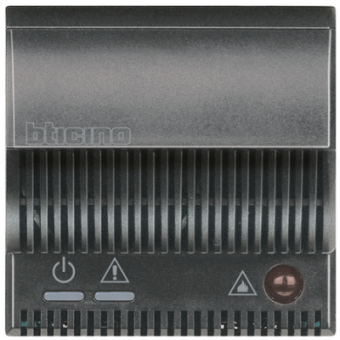 HS4520 Axolute Повторитель сигналов для детекторов газа, световая и звуковая сигнализация (85 дБ), 2 модуля Bticino