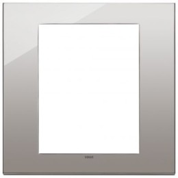 22668.83 Рамка Eikon EXE Черный хром 8-модульная Vimar