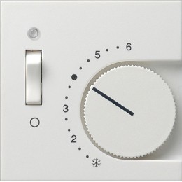 149227 Накладка для регулятора температуры пола белый матовый Белый Gira