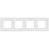 2700647-108 Накладка декоративная на рамку базовую, 4 поста, Simon 27 Play, прозрачный