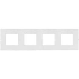 2700647-108 Накладка декоративная на рамку базовую, 4 поста, Simon 27 Play, прозрачный