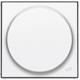 8560.2 BL Накладка с поворотной ручкой для механизма поворотного светорегулятора белый , ABB