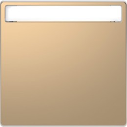 MTN3360-6051 D-life клавиша 1-ная с полем для надписи, шампань Merten