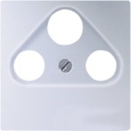 EP561BFPLSATAL EcoProfi Накладка, телевизионная (TV), спутниковая (SAT), радио (R), ECO profi, цвет - алюминий, тройная Jung