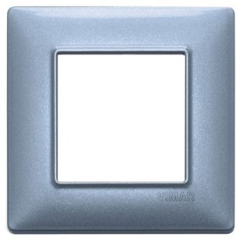 14642.73 Рамка Plana Синий металлизированный 2 модуля Vimar