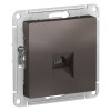 ATN000683 Atlasdesign Розетка компьютерная RJ45, кат. 5Е, механизм, Мокко Schneider Electric