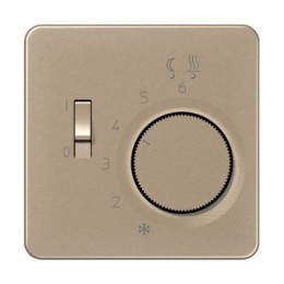 CDFTR231PLGB CD 500/CD plus Бронза Накладка регулятора теплого пола(мех.FTR231U) Jung