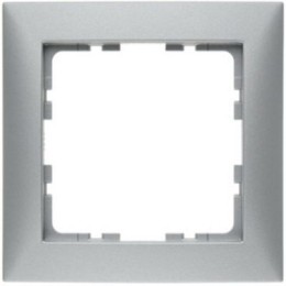 10119939 Рамка S.1 Алюминий матовый 1-постовая Berker