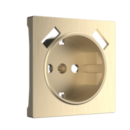 WL10-USB-CP Накладка  для розетки USB (шампань рифленый) Antik Werkel a037014