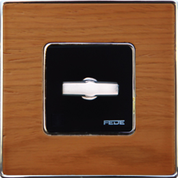 FD01311CCB Рамка Vintage Wood Вишня / Хром 1-постовая Fede