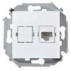 1591598-030 Розетка компьютерная RJ45 кат.5е, Systimax, белый Simon 15