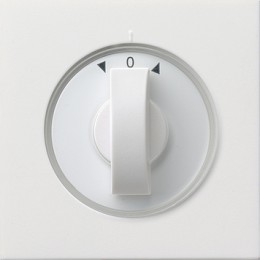 0666112 Накладка с ручкой для жалюзи Белый Gira F100