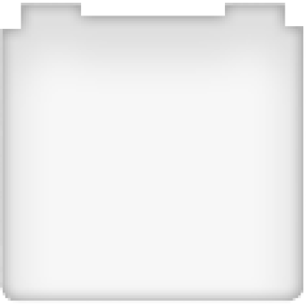 FD16901 Накладка розетки 2К+З с крышкой IP44, цвет Белый FEDE