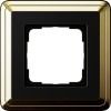 0211632 Рамка Classix Латунь / Черный 1-постовая Gira