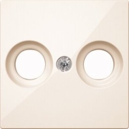 MTN4122-0344 Центр. плата антен розетки 2 отверстия Merten