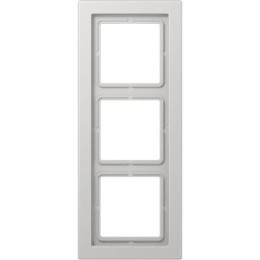 FD983LG Рамка FD Design Светло-серый 3-постовая Jung