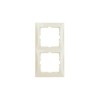 10129909 Рамка S.1 Полярная белизна матовый 2-постовая вертикальная Berker