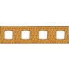 FD01324DGOB Рамка Vintage Tapestry Decorbrass / Золото 4-постовая Fede