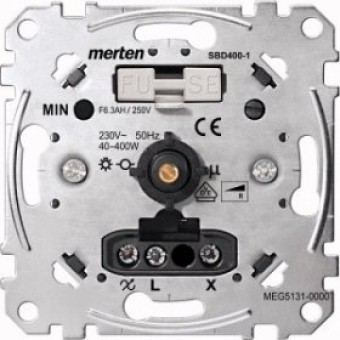 MTN5131-0000 Механизм пов. светорег. с выкл. 400вт Merten