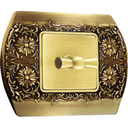 FD01421PB Рамка Sanremo Патина 1-постовая Fede