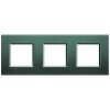 LNA4802M3PK Рамка LivingLight Квадрат Зеленый шелк 2+2+2 модуля Bticino
